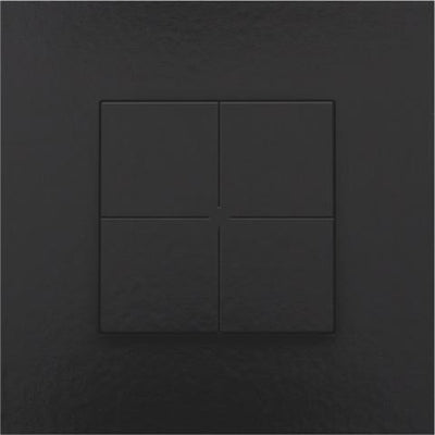 Niko Home Control quad push-button Bakelite Black