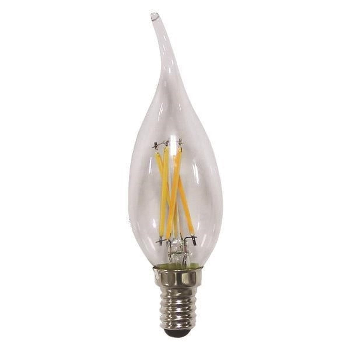 LED C37 lamp 4,5 W gekruiste gloeidraad 2700 K dimbaar