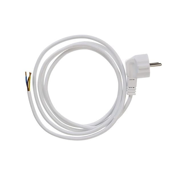 Cordon H03VV-F 3G0.75 Blanc - 3m