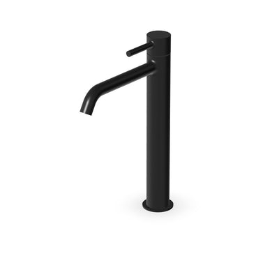 Zucchetti Pan S mitigeur lavabo monocommande bec haut brushed total black PVD