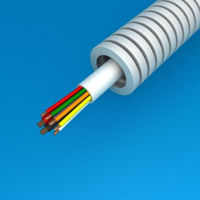 Tube précâblé alarme 6 x 0.22 diamètre 16mm full Lsoh en rouleau de 100m classe CPR: CCA s1d1a1