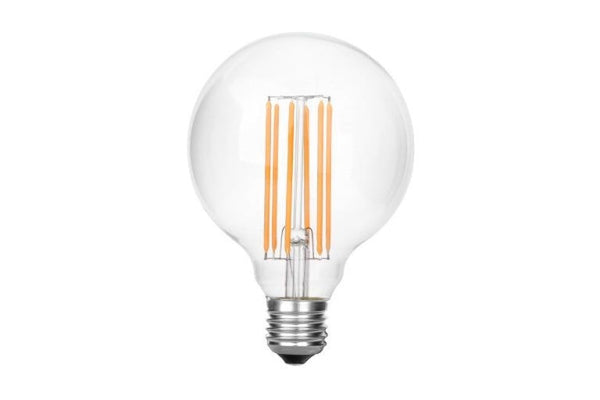 Lampe Led filament boule G95 6W 230Vac E27 opal 2200K WWW dimmable