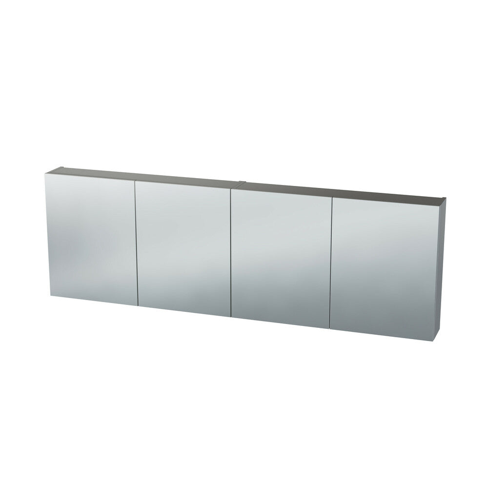 Van Marcke Nebulo armoire de toilette L1800xH650xP178 4 portes simple face grey classic