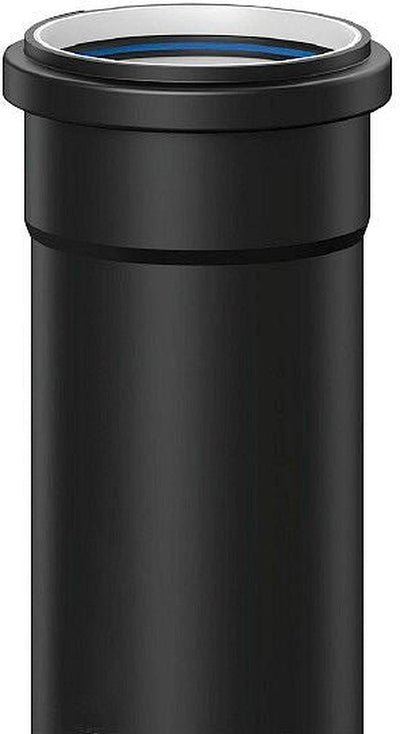 PP Black Pipe 90mm Length 1m Spigot-socket
