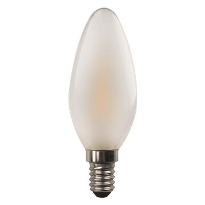 Lampe LED C37 4,5 W E14 3000 K dimmable – mat