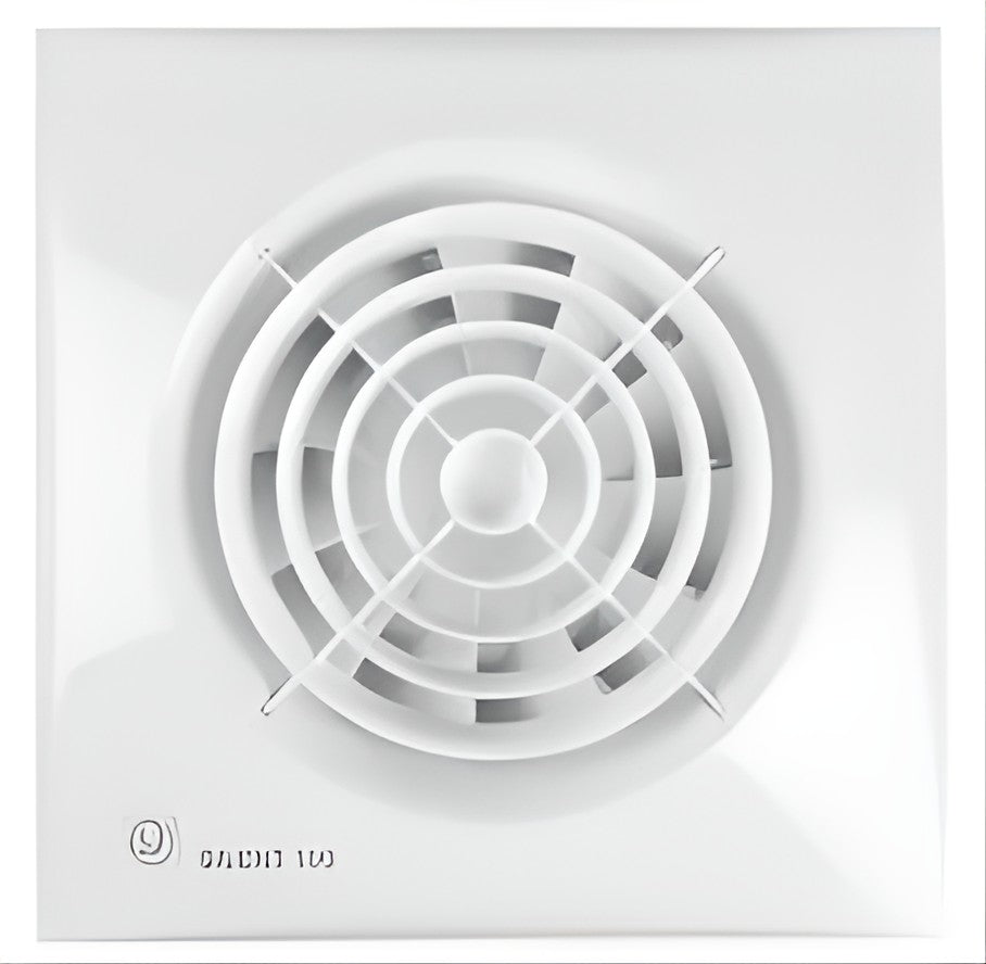 Extracteur de salle de bain 95m³ / h + clapet silencieux 230V