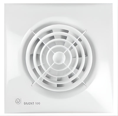 Extracteur de salle de bain 95m³ / h + clapet silencieux 230V