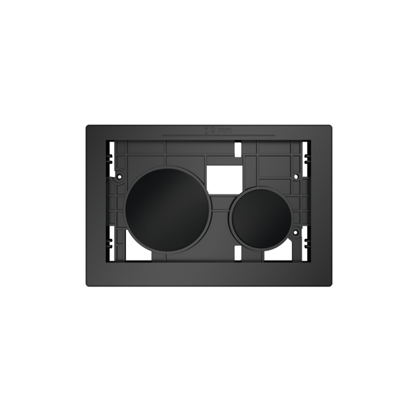 BOUTONS POUR PLAQUE DE DÉCLENCHEMENT TECELOOP, TOUCHES NOIR MAT