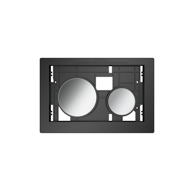 BOUTONS POUR PLAQUE DE DÉCLENCHEMENT TECELOOP, TOUCHES CHROMÉES BRILLANTES