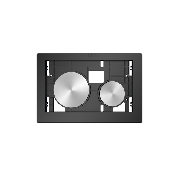 BOUTONS POUR PLAQUE DE DÉCLENCHEMENT TECELOOP, TOUCHES INOX BROSSÉ (AVEC ANTI-TRACE DE DOIGTS)