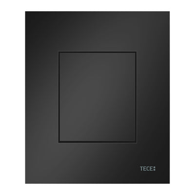 TECENOW - PLAQUE DE DÉCLENCHEMENT URINOIR - CARTOUCHE INCLUSE - NOIR BRILLANT