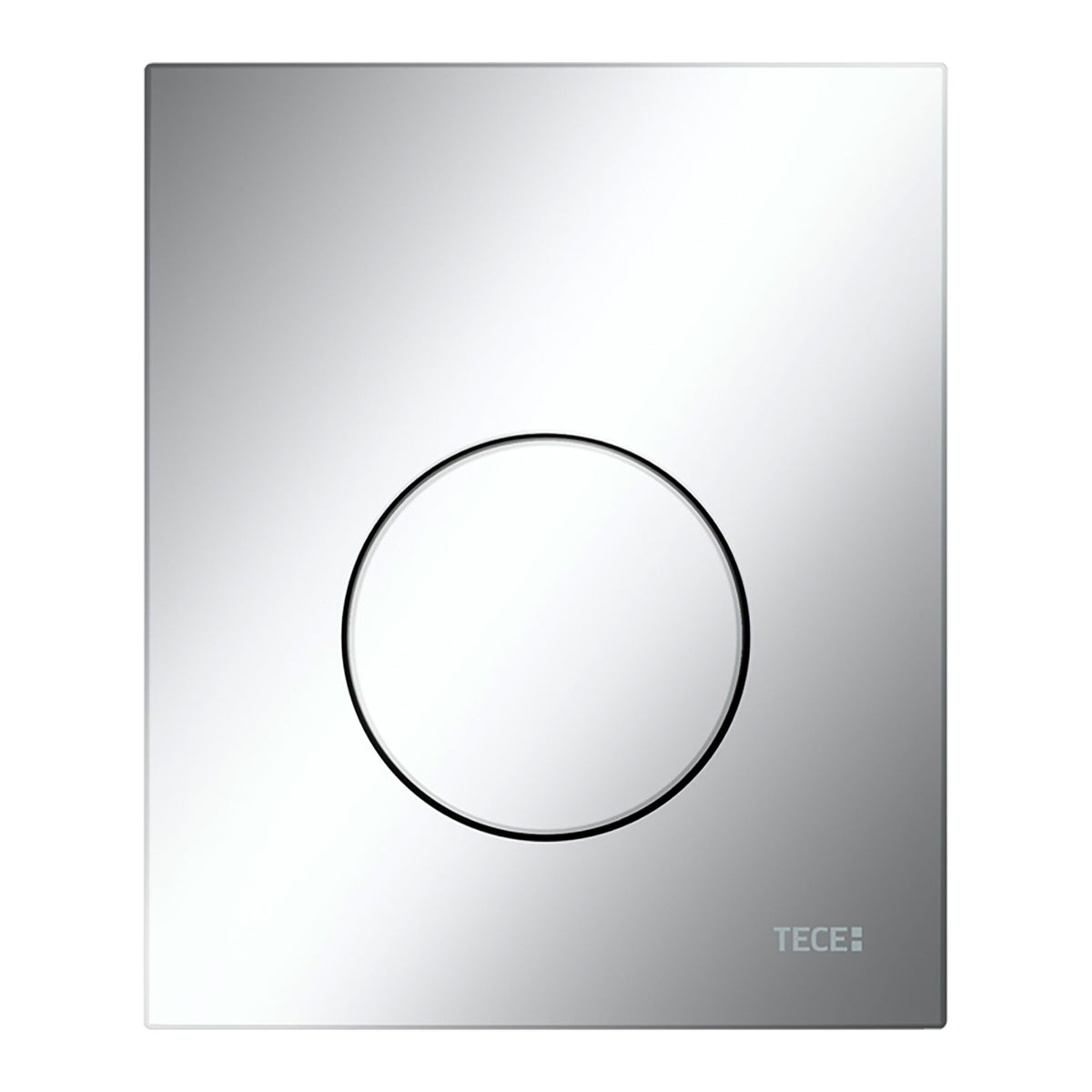 TECELOOP - PLAQUE DE DÉCLENCHEMENT URINOIR - CARTOUCHE INCLUSE - PLASTIQUE - CHROMÉ BRILLANT