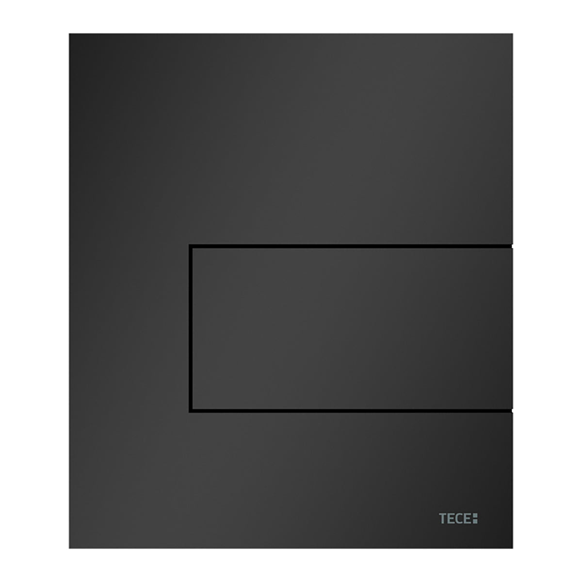 TECESQUARE METAL - PLAQUE DE DÉCLENCHEMENT URINOIR - CARTOUCHE INCLUSE - INOX - NOIR MAT