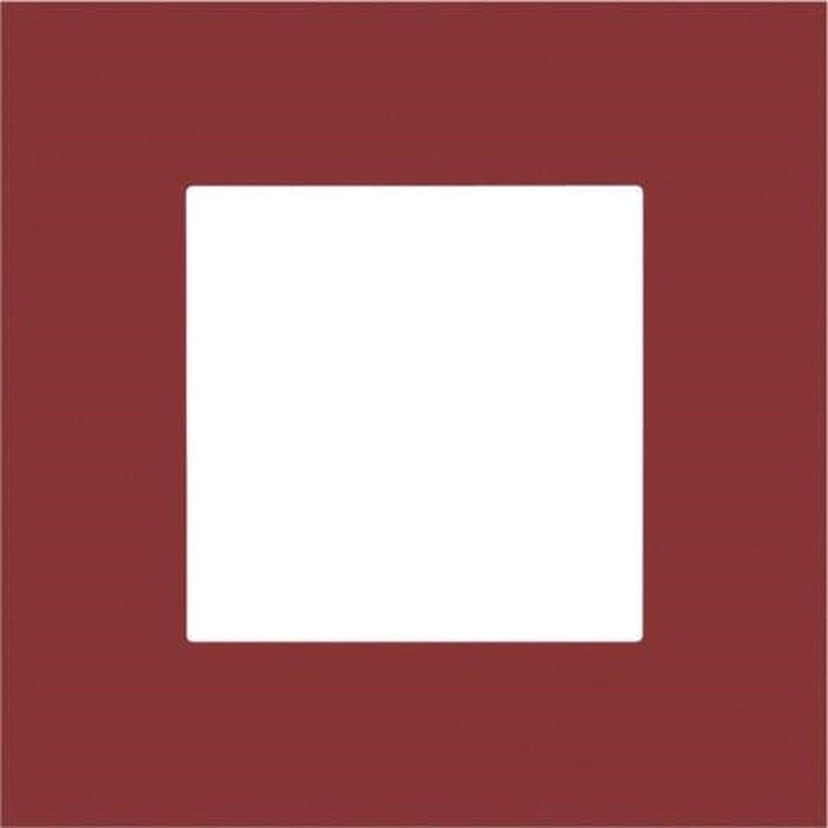 Plaque simple Natural Red