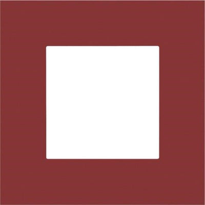 Plaque simple Natural Red