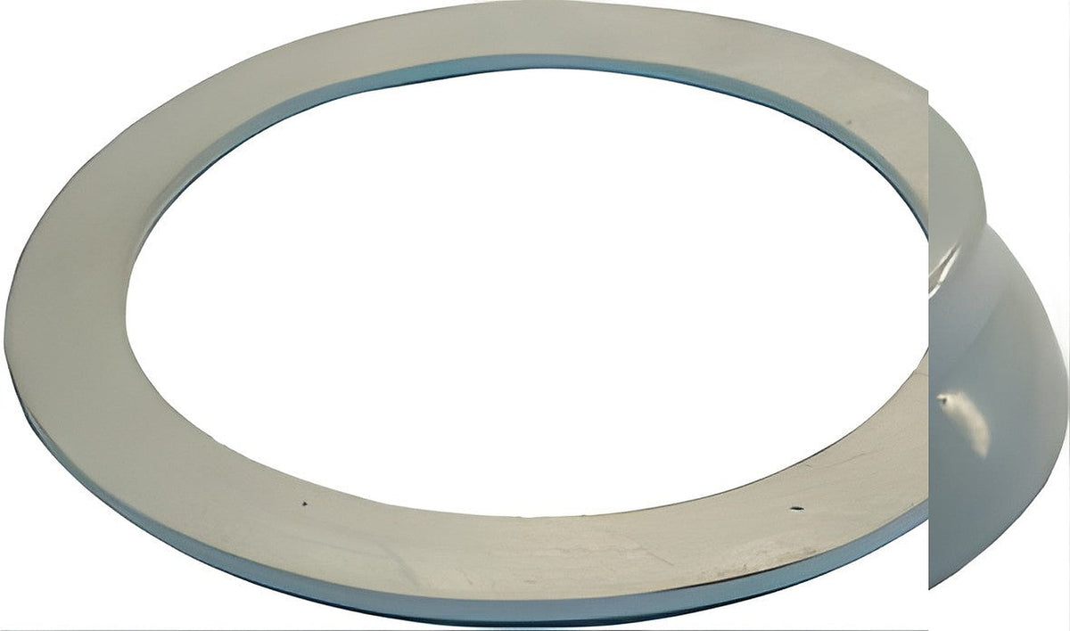 Platte rubberen filterpakking 2" wit