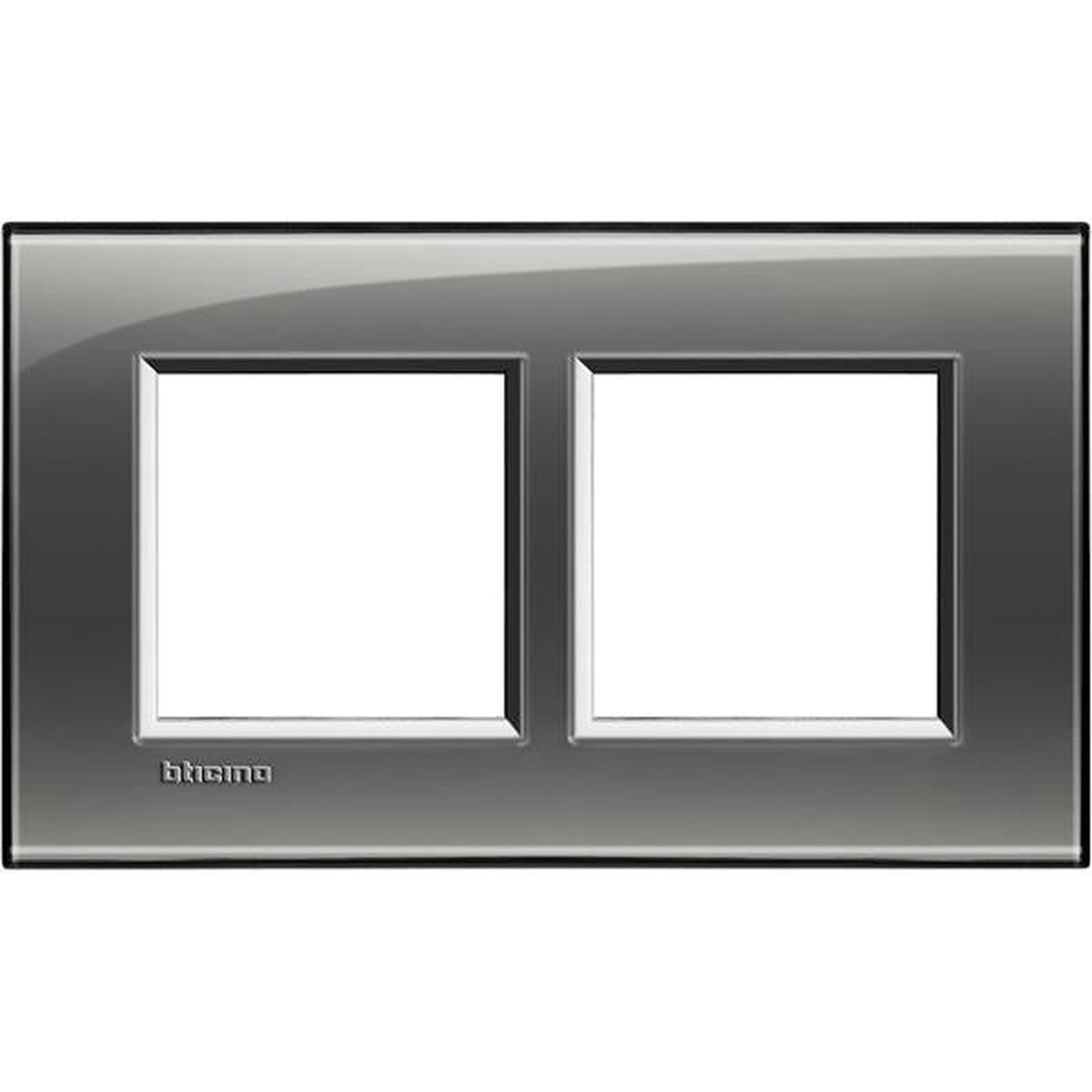 LivingLight - plaque rectangulaire 2 x 2 modules 57mm London fog