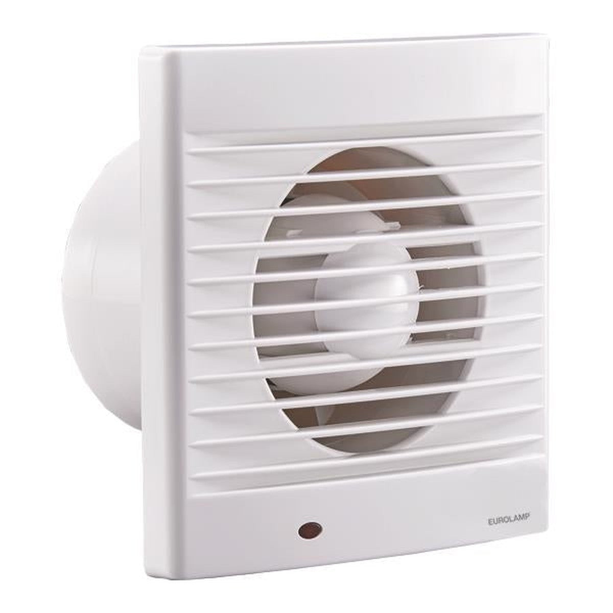 Extracteur de salle de bain temporisé 12W 130m³ / h 82 x 157mm diamètre 101mm avec clapet anti retou