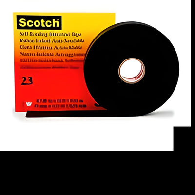 Scotch 23 ruban isolant électrique EPR autosoudable Noir, 19mm x 9,15m 0,76mm