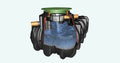 Réservoir de stockage plat 5000L Graf Platin