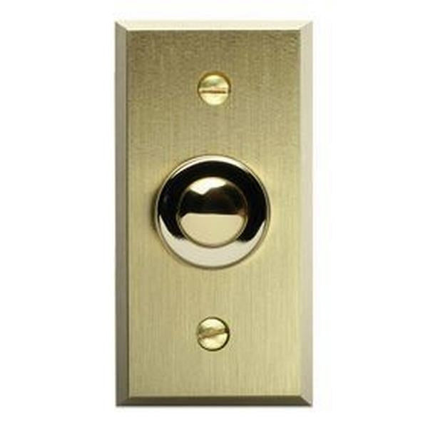 Eta 2310 Opbouw-oproepknop Geborsteld messing