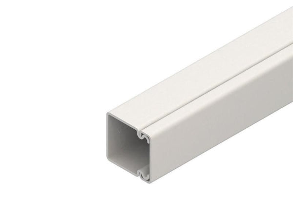 Goulotte hauteur 30 largeur 30mm longueur = 2m Blanc cassé