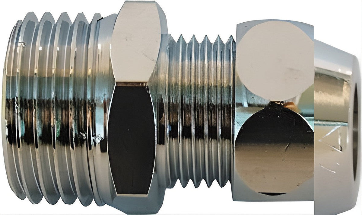Schell Straight Fitting M 3/8"M-10mm Compression