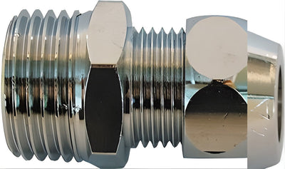 Schell Straight Fitting M 3/8"M-10mm Compression