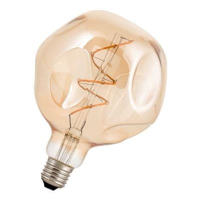 Led filament Big Baby G125 E27 3W 2200K Gold 120lm dimmable 230V - 240V CRI90 - 100 360° 125 x 176mm