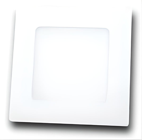 Fin downlighter Led carré 175 x 175mm 12W 3000K Blanc