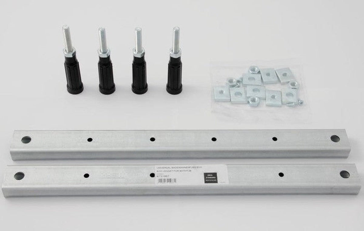 Set de pieds réglables pour baignoire - Aluminium