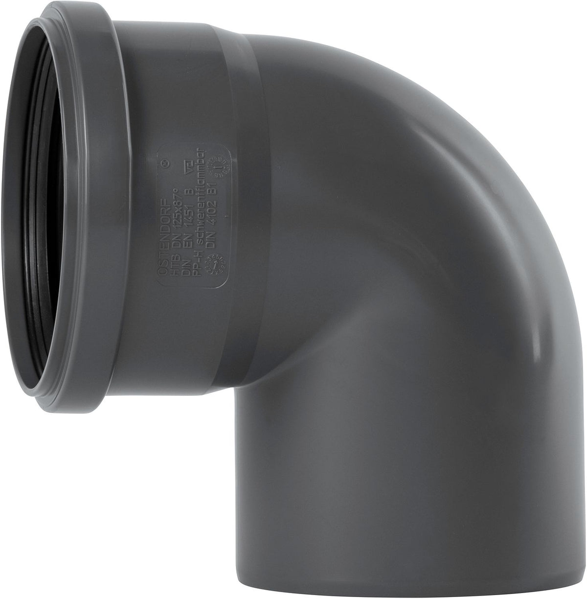 COUDE 87° MF 125MM PP HT-SAFE OSTENDORF