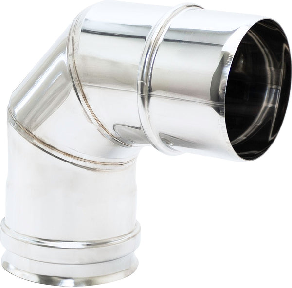 UNIFLOW COUDE 80MM 90° INOX