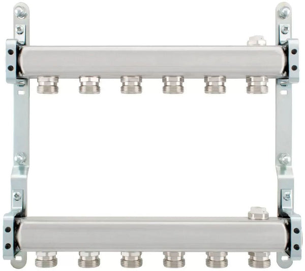 KIT COLL.INOX 4/4" 6X3/4"EC+FIX.+PURG
