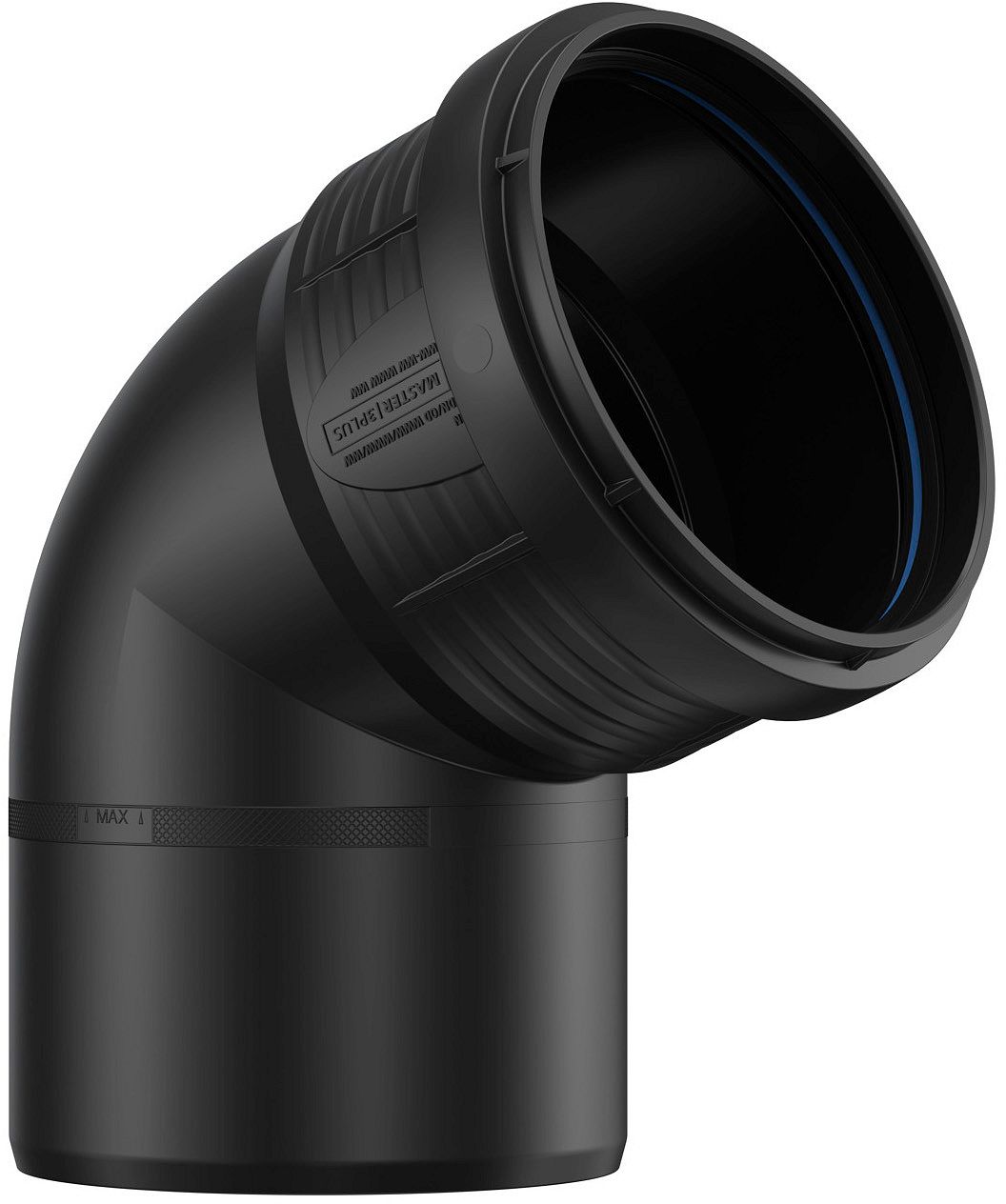 COUDE PP 67,5°MF 110MM NOIR