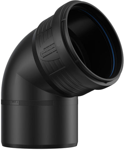 COUDE PP 67,5°MF 110MM NOIR