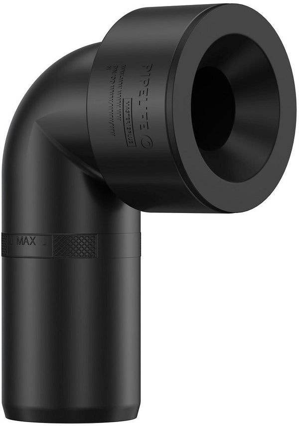 COUDE SIPHON PP 90°MF 40MM NOIR