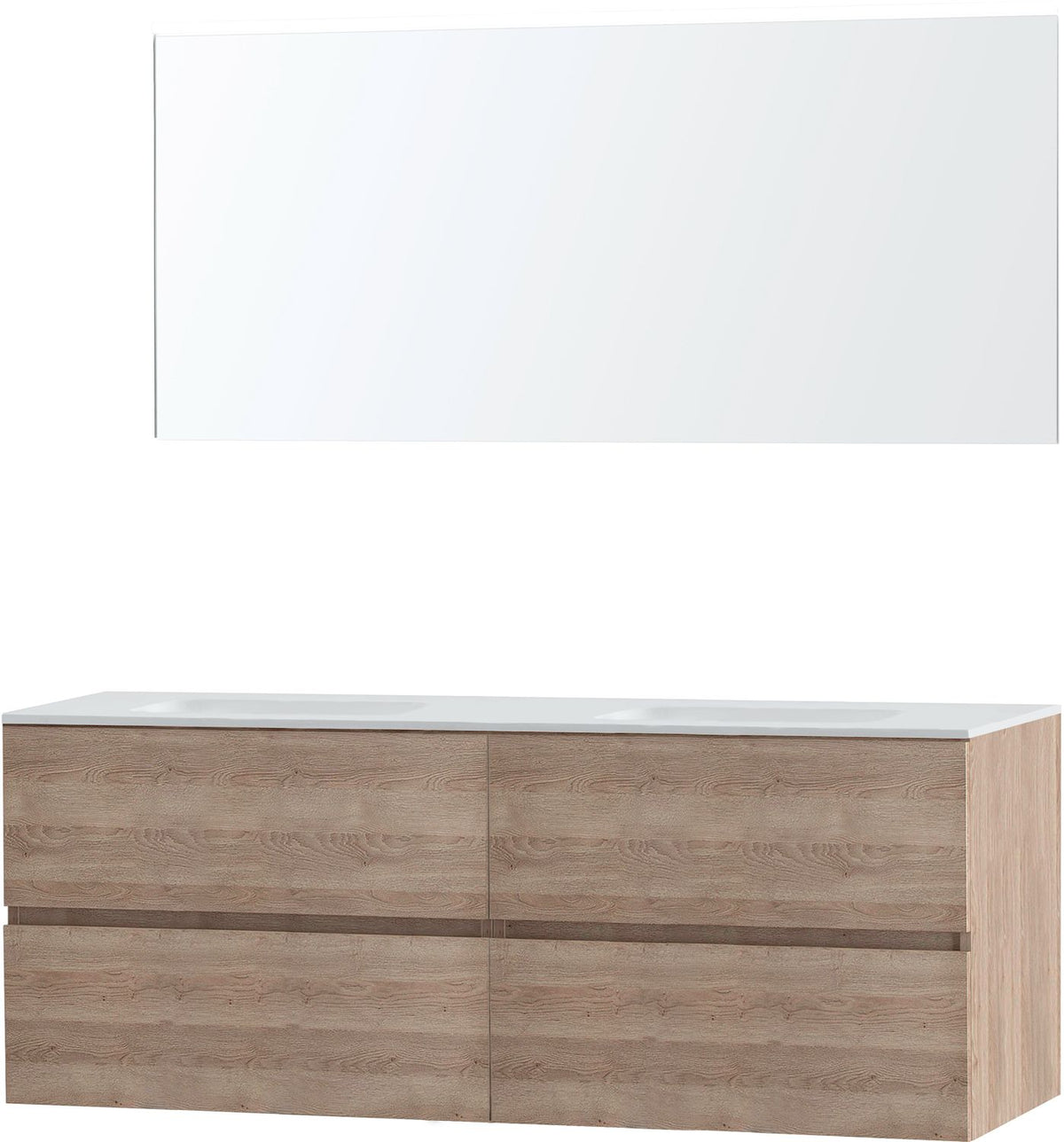 MBL.MOLTO CHENE NAT. 160 SOLID MIROIR