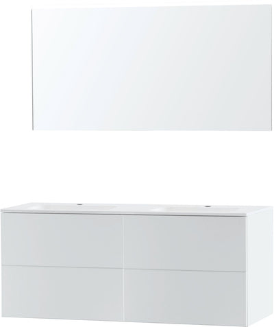 MBL.PURO DUO BLC 140 MARB.SYNT.MIROIR