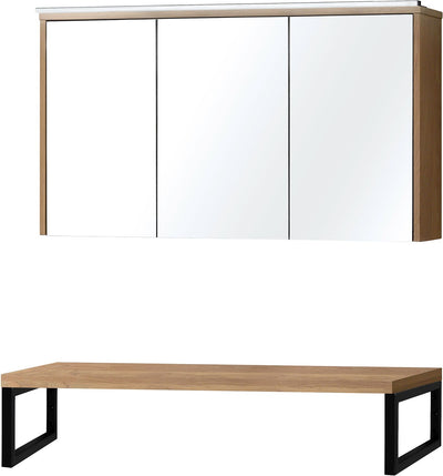 TABLETTE CHENE MASSIF 120 A POS.AV.AR.TO