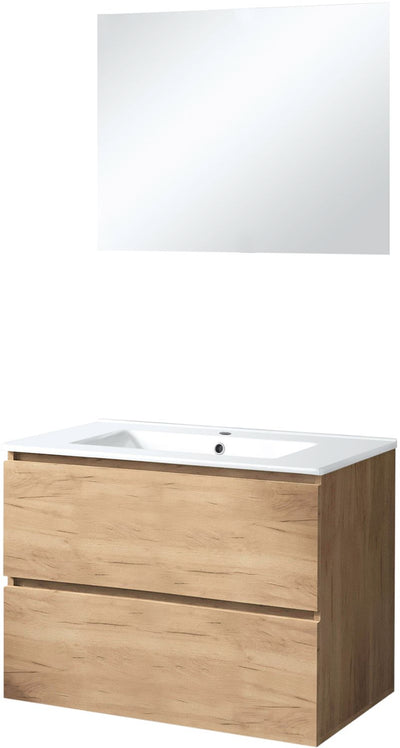 MEUBLE ICE SOLO MIROIR S.ECL.80CM CH.GR.