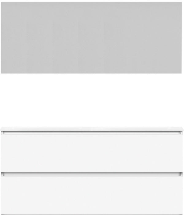 MBL.ALANO 140 DUO 2TIR.MARB.SYNT+MIR.BL