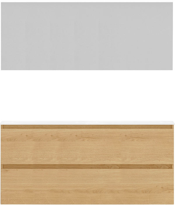 MBL.ALANO 140 DUO 2TIR.MARB.SY+MIR.CH.N