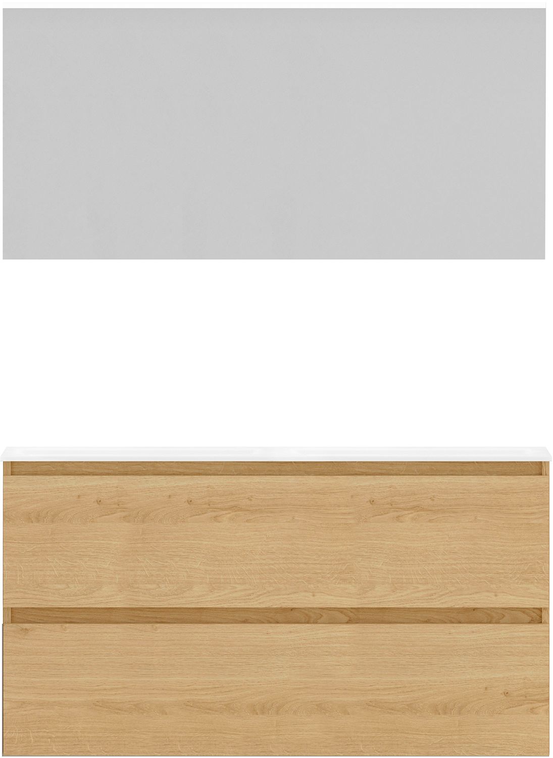 MBL.ALANO 120 DUO 2TIR.PRC.B.BR+MIR.CH.N