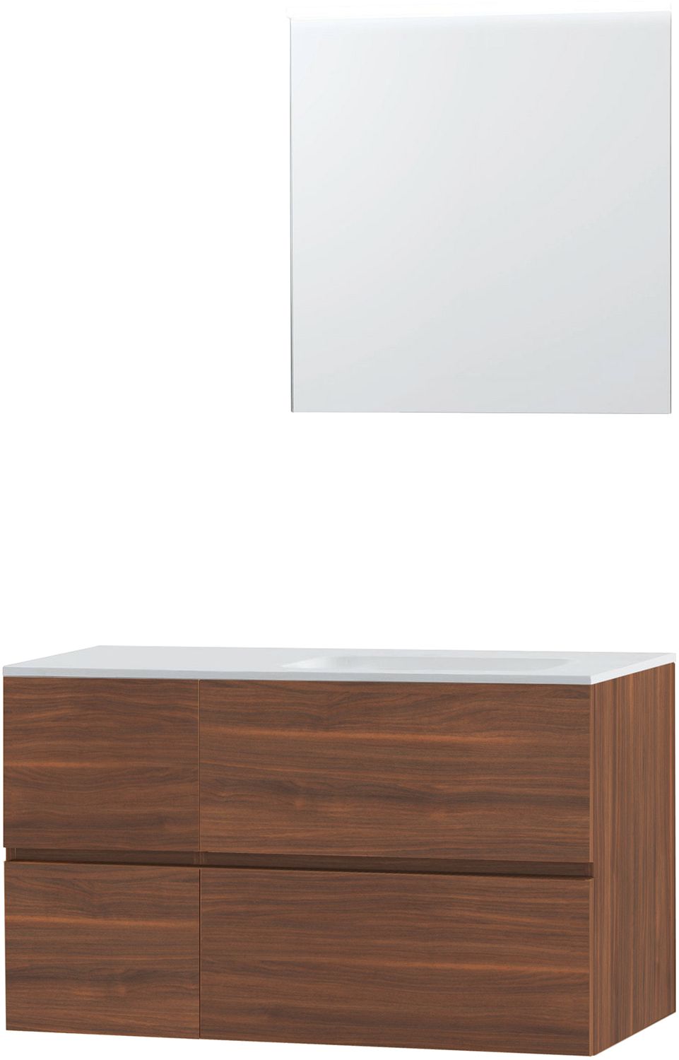MBL.MOLTO NOYER 105 DR.SOLID MIROIR