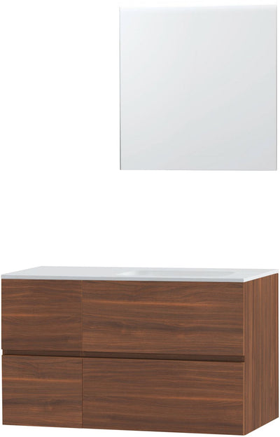 MBL.MOLTO NOYER 105 DR.SOLID MIROIR