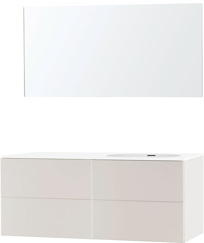 MBL.PURO SOLO BEIGE ASY.140D XON.MIROIR