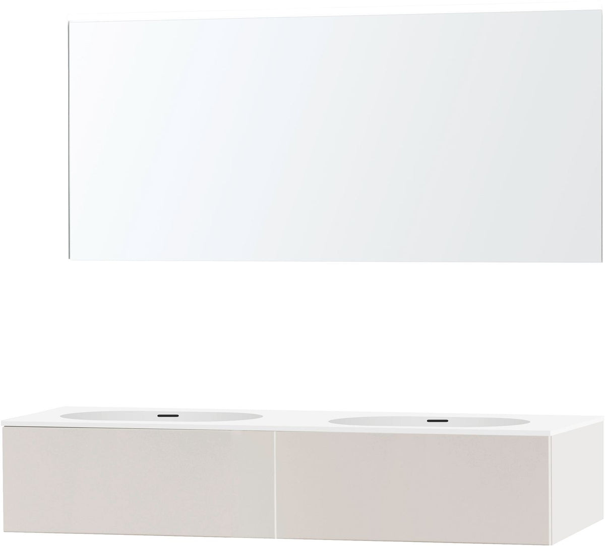 MBL.PURO DUO BEIGE 160 1TIR.XONYX MIROIR