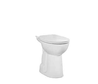 CUVETTE DE TOILETTE SURÉLEVÉE SANS BIDET, SORTIE-V - BLANC