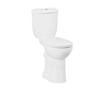 CUVETTE DE TOILETTE SURÉLEVÉE SANS BIDET, SORTIE-H - BLANC